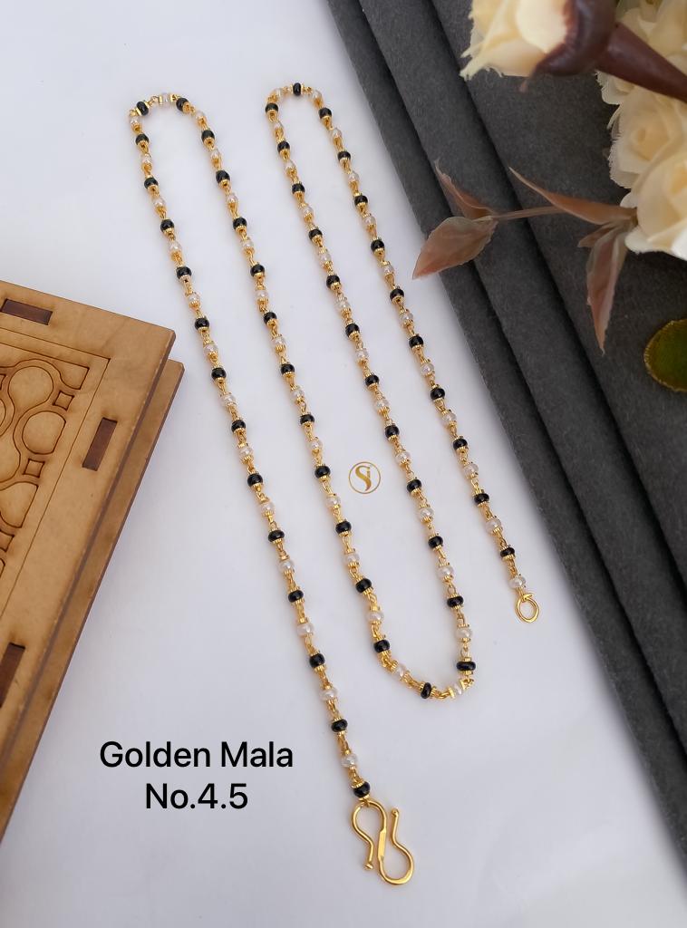 Accessories Golden Plated Fancy Mala Catalog
